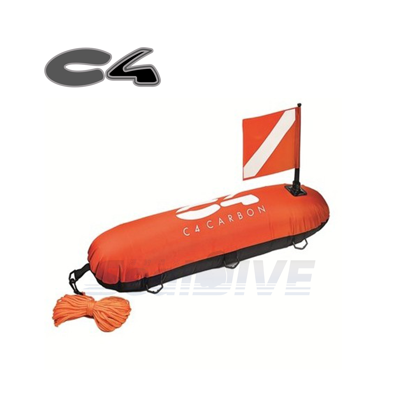 義大利 C4 TORPEDO Buoy 漁獵浮球 浮球 漁獵 多功能浮球｜海豹潛水 SealDIVE 漁獵潛水裝備