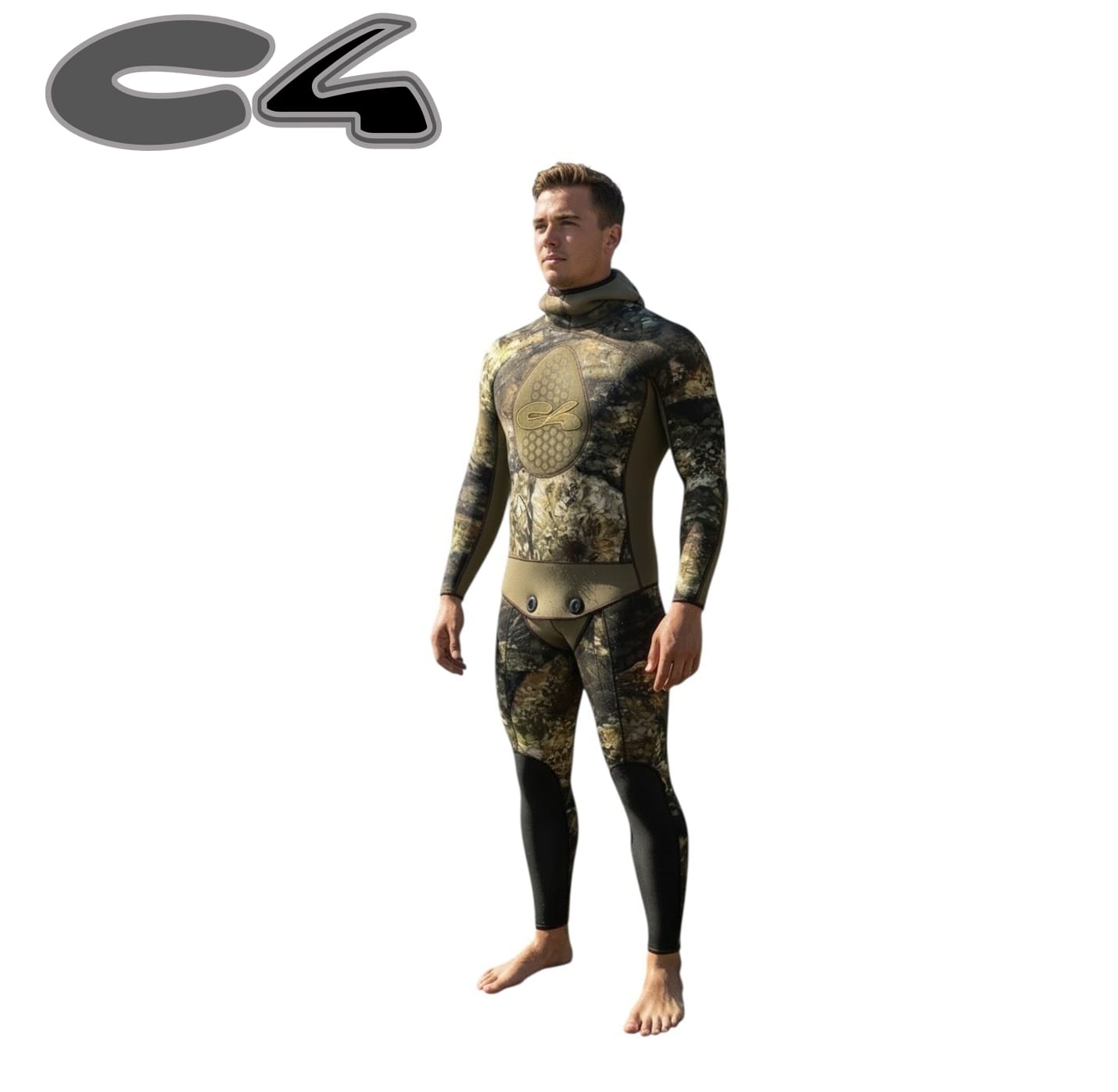 義大利 C4 extreme camu 3mm 防寒衣｜海豹潛水 SealDIVE 漁獵潛水裝備