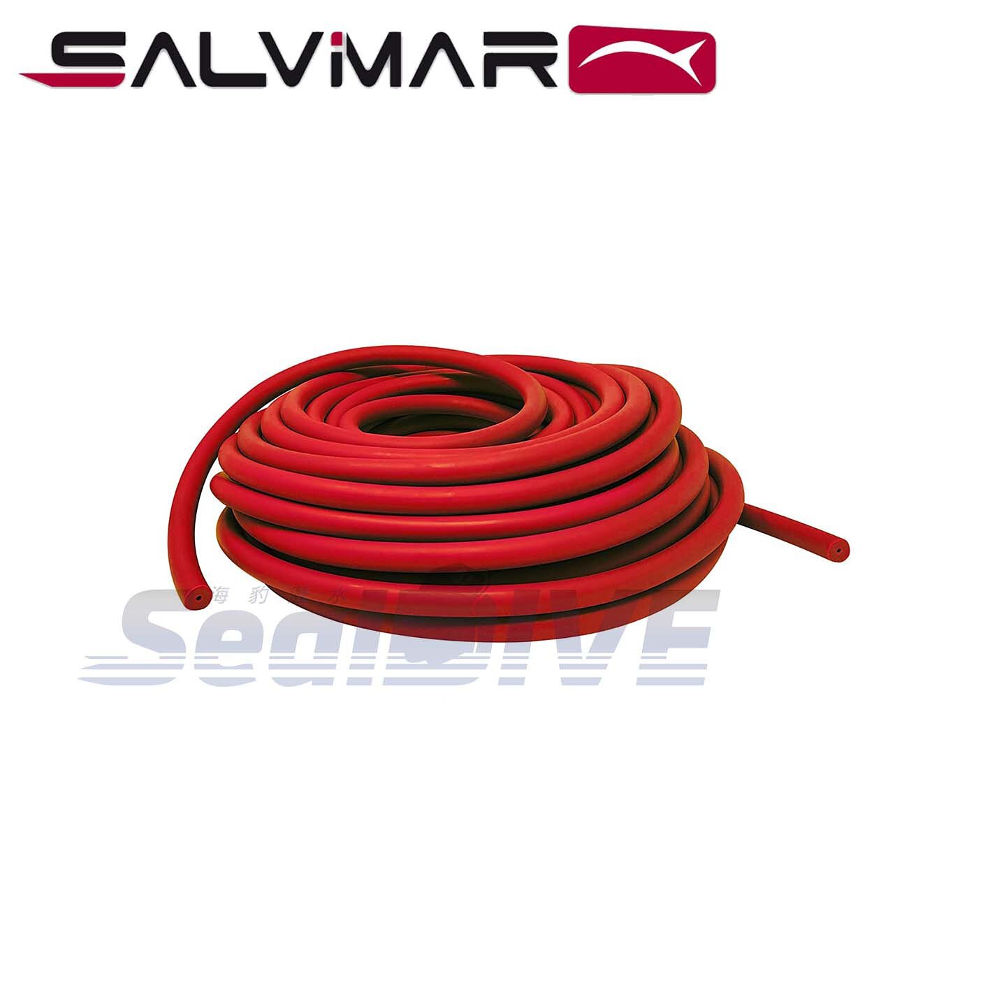 義大利 SALVIMAR S400 全乳膠高倍數 17mm/5.5分 電光紅橡皮｜SALVIMAR 漁獵潛水裝備