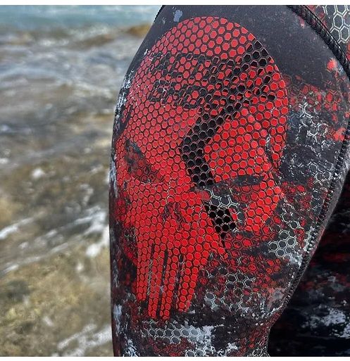 法國 EPSEALON 戰術隱身套裝 3mm 5mm 黃/藍骷髏 頂級防寒衣 戰術隱身手套 第 13 張｜海豹潛水 SealDIVE