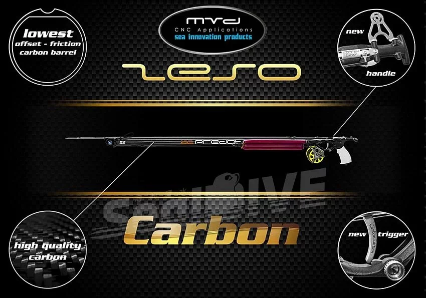 【新版雙滾珠板機需選配升級】MVD 高階版 碳纖維線滾輪魚槍(限量贈品MVD棒球帽數量有限送完為止)｜海豹潛水 SealDIVE 漁獵潛水裝備