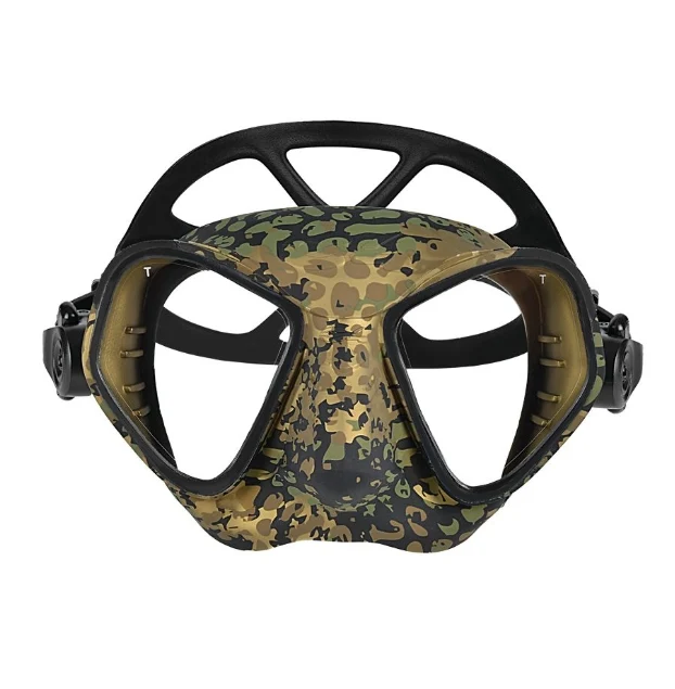 【2026新品】全新到貨 義大利 C4 Condor Mask Antifog 低容積防霧面鏡 黑色 迷彩金 迷彩藍 第 2 張｜海豹潛水 SealDIVE