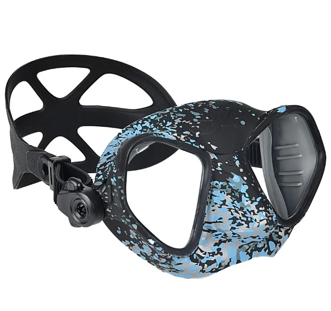 【2026新品】全新到貨 義大利 C4 Condor Mask Antifog 低容積防霧面鏡 黑色 迷彩金 迷彩藍 第 5 張｜海豹潛水 SealDIVE