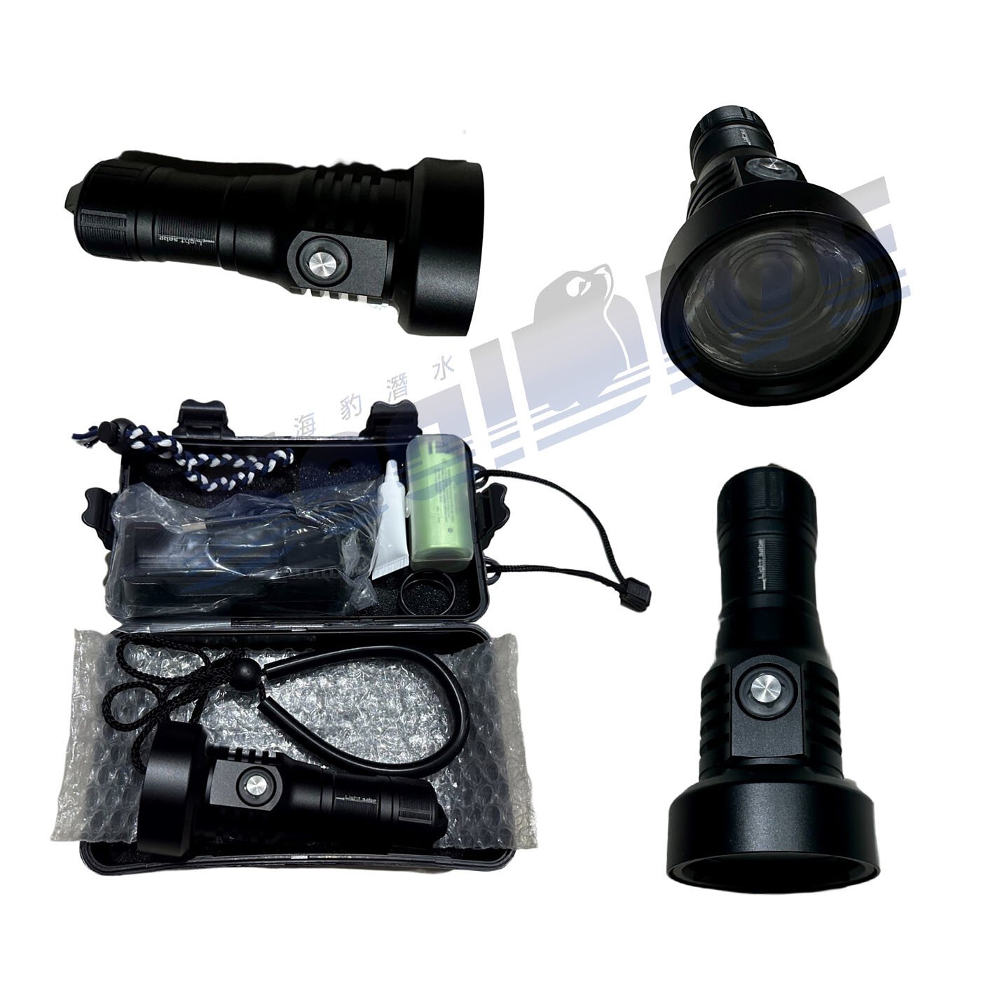 美國CREE燈珠 Lightsabe 第四代小P70軍規版本 全配盒裝｜SealDIVE 漁獵潛水裝備