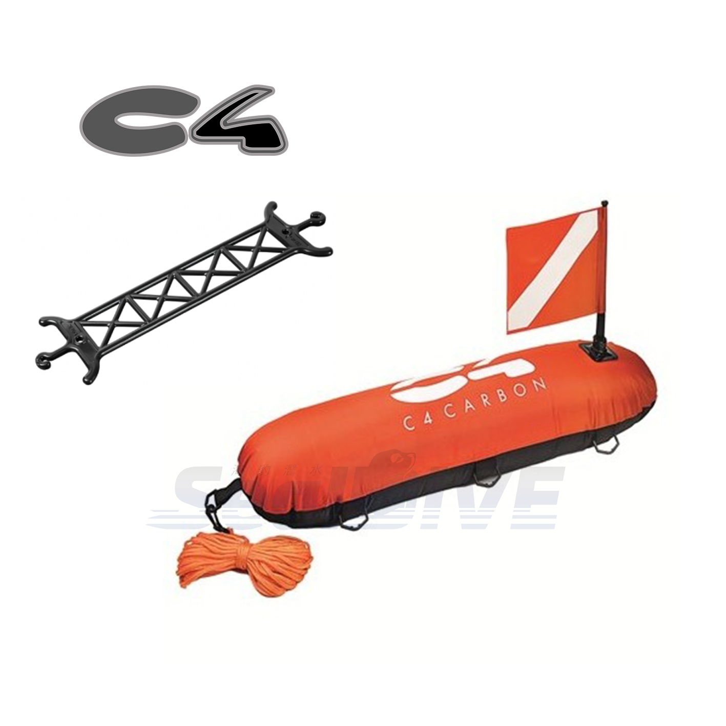 義大利 C4 TORPEDO Buoy 漁獵浮球 浮球 漁獵 多功能浮球 第 3 張｜海豹潛水 SealDIVE