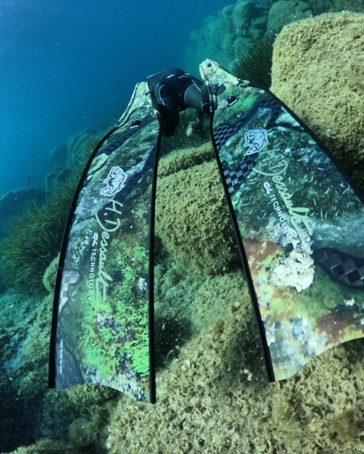 C4 HD CamoMed CamoBlack Carbon T700 碳纖維長蛙鞋 第 9 張｜海豹潛水 SealDIVE