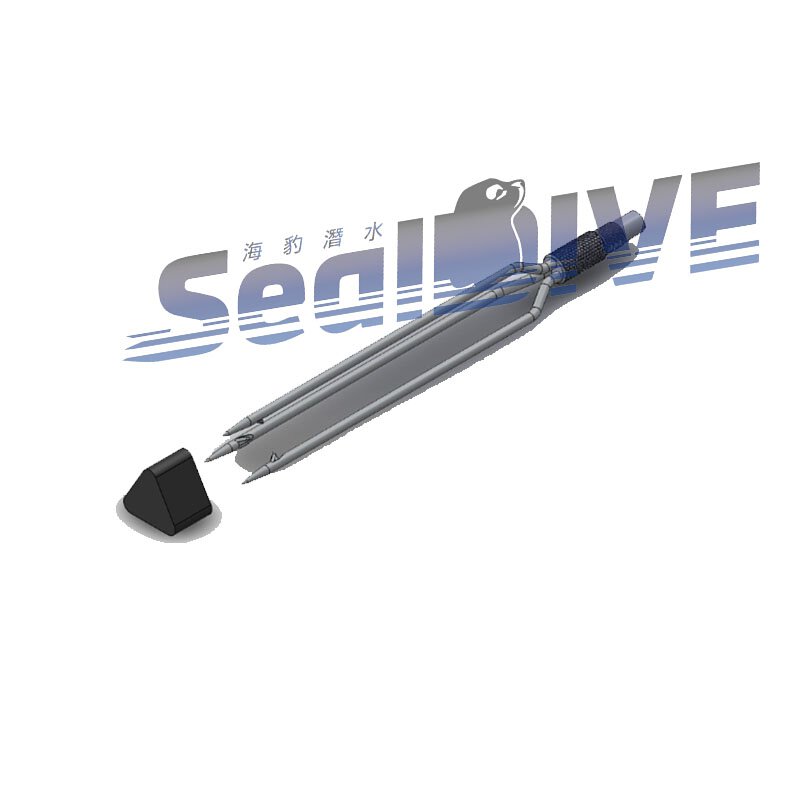 平行三叉魚叉頭｜SealDIVE 漁獵潛水裝備