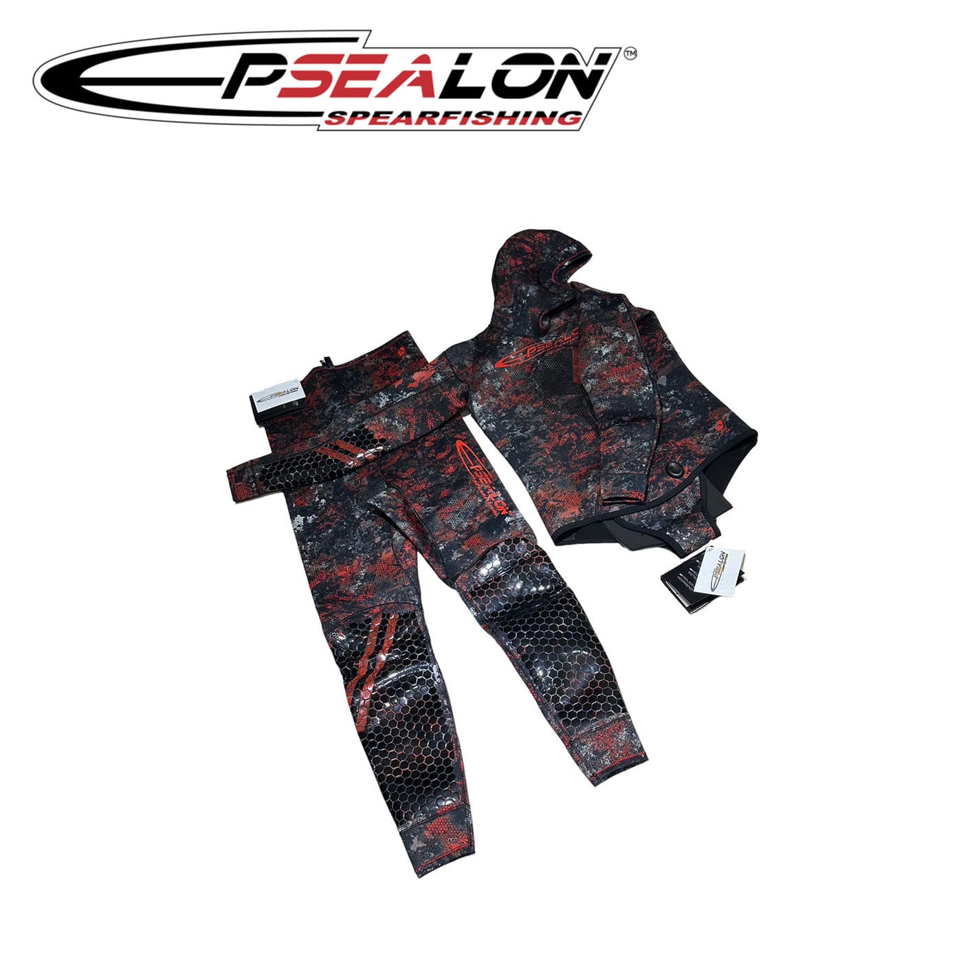 法國 Epsealon 戰術隱身套裝 彩魂紅 3mm 5mm 防寒衣 頂級布料 第 5 張｜海豹潛水 SealDIVE