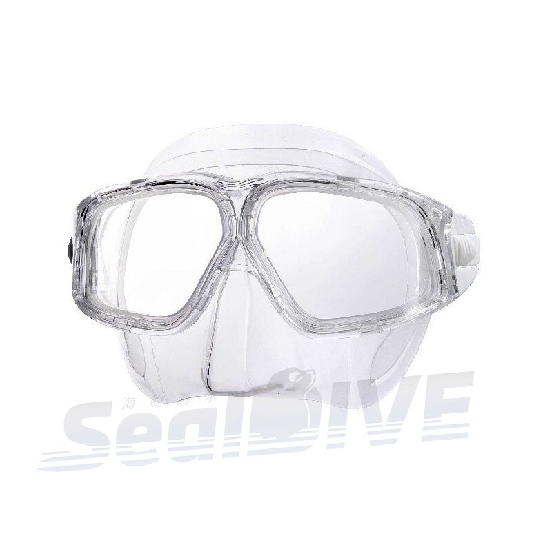 全透明低容積面鏡｜海豹潛水 SealDIVE 漁獵潛水裝備