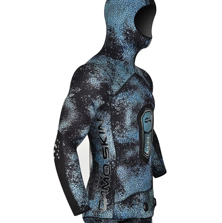 義大利 C4 WETSUIT CAMOSKIN MED 3MM 5MM 迷彩金 迷彩藍 防寒衣 第 9 張｜海豹潛水 SealDIVE