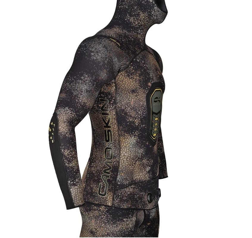 義大利 C4 WETSUIT CAMOSKIN MED 3MM 5MM 迷彩金 迷彩藍 防寒衣 第 7 張｜海豹潛水 SealDIVE