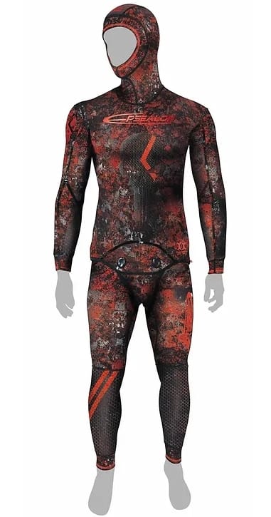 法國 Epsealon 戰術隱身套裝 彩魂紅 3mm 5mm 防寒衣 頂級布料 第 10 張｜海豹潛水 SealDIVE