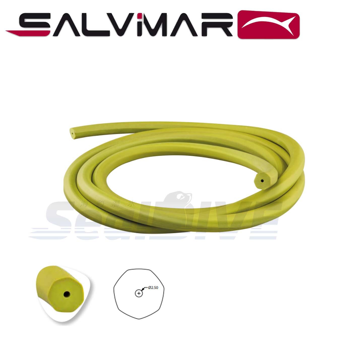 義大利 SALVIMAR S600 全乳膠高爆發款橡皮 16.5mm 芥末綠 第 2 張｜海豹潛水 SealDIVE
