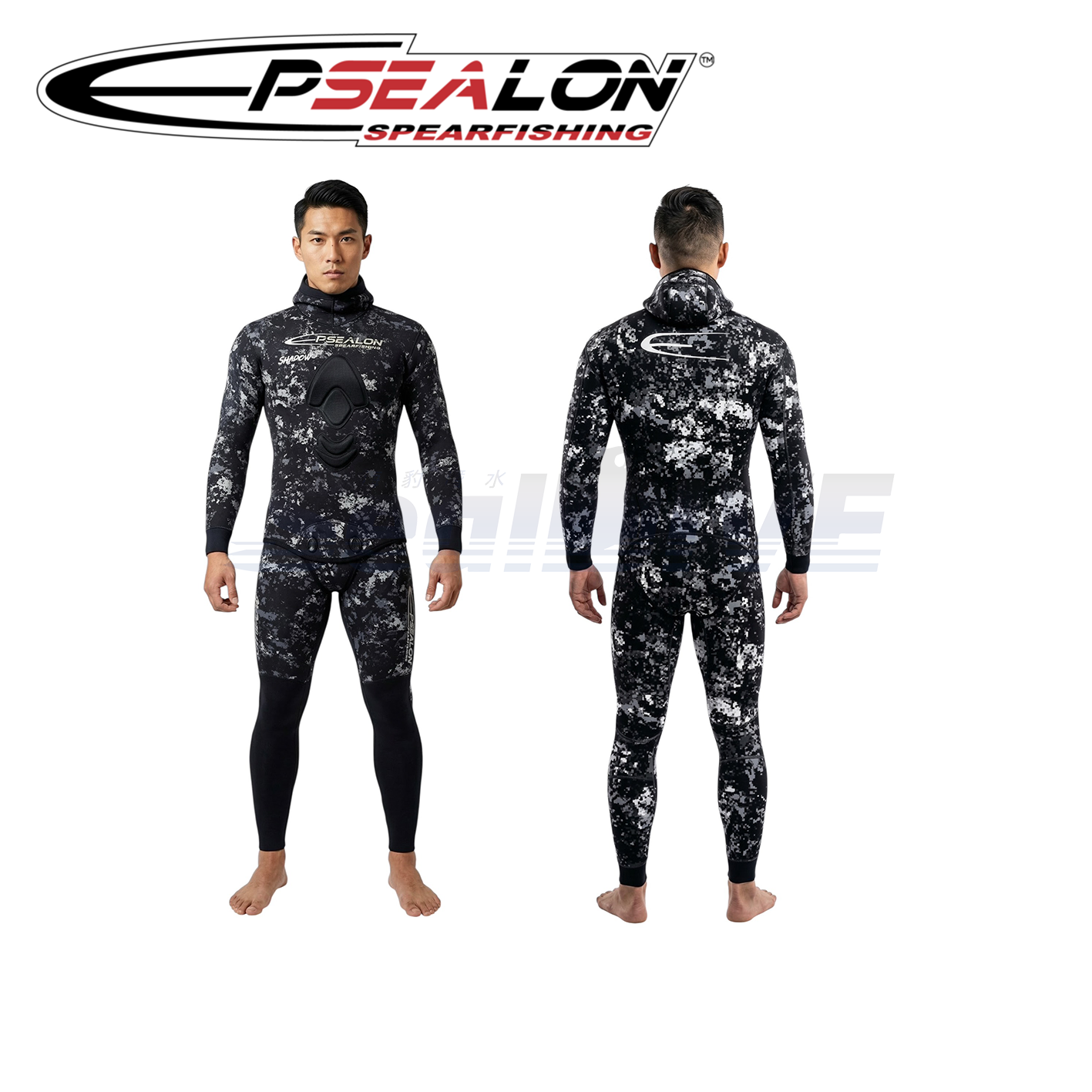 法國 EPSEALON 經典黑魂迷彩套裝 3mm/5mm｜海豹潛水 SealDIVE 漁獵潛水裝備