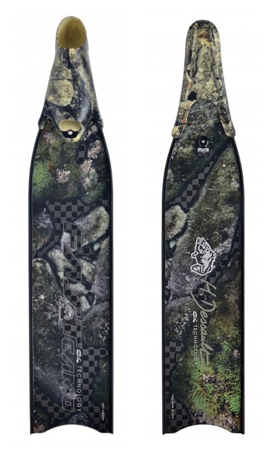 C4 HD CamoMed CamoBlack Carbon T700 碳纖維長蛙鞋 第 2 張｜海豹潛水 SealDIVE