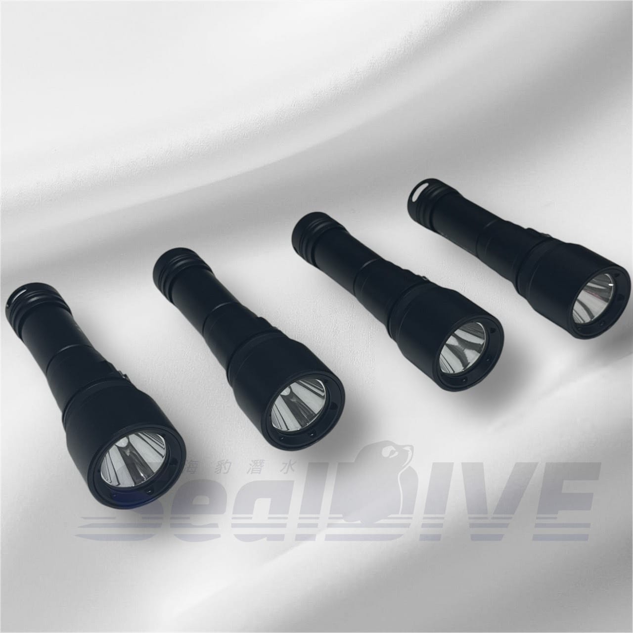 S.D 小P50 高品質潛水燈軍規盒裝版 獨家防滑設計 專業級五檔切換 第 3 張｜海豹潛水 SealDIVE