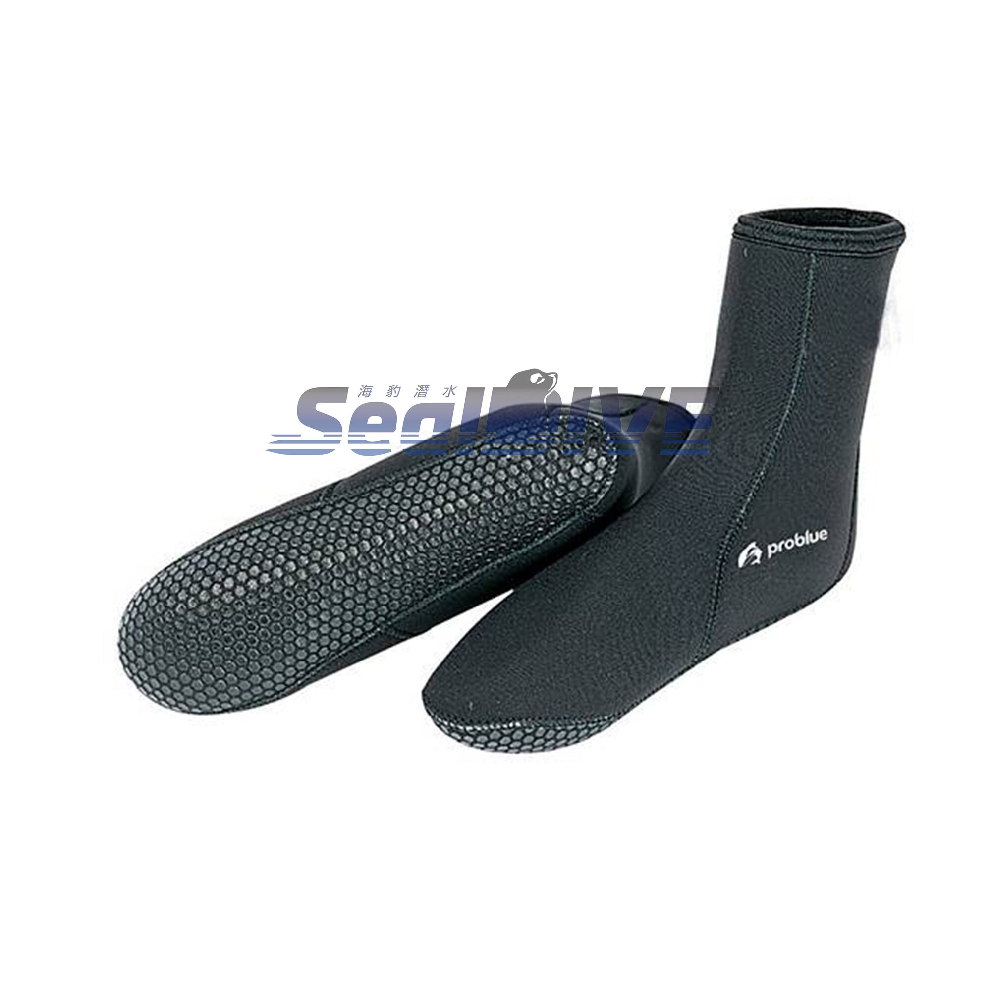 ProBlue  3mm 防滑耐磨潛水襪套｜PROBLUE 漁獵潛水裝備