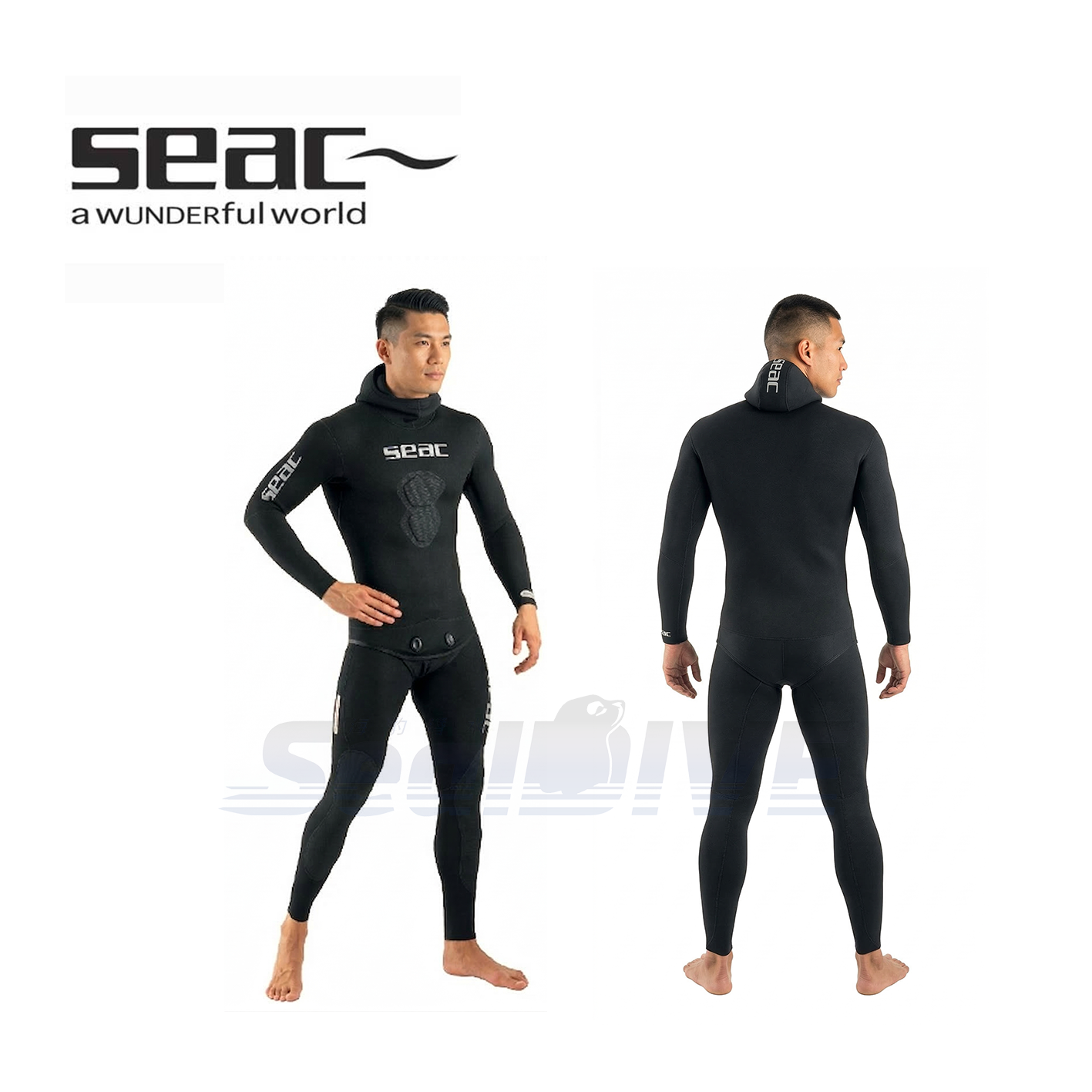 義大利 SEAC  Shark 3mm/5mm 防寒衣｜SEAC 漁獵潛水裝備