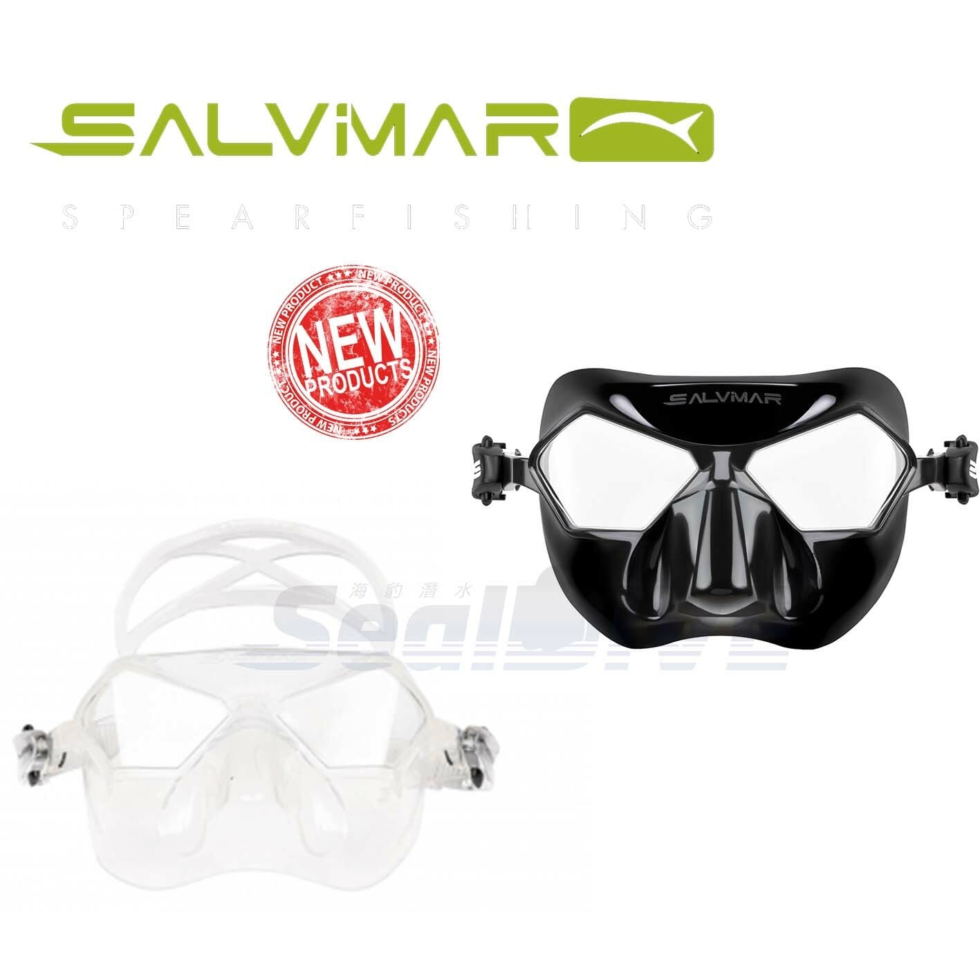 義大利 Salvimar  Incredibile 自由潛水透明低容積面鏡 第 3 張｜海豹潛水 SealDIVE