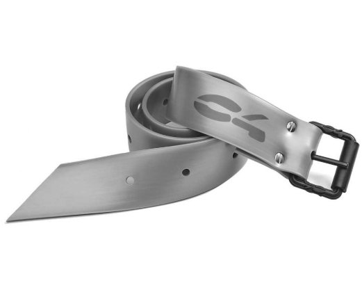 C4 nylon 銀色塑鋼橡膠腰帶