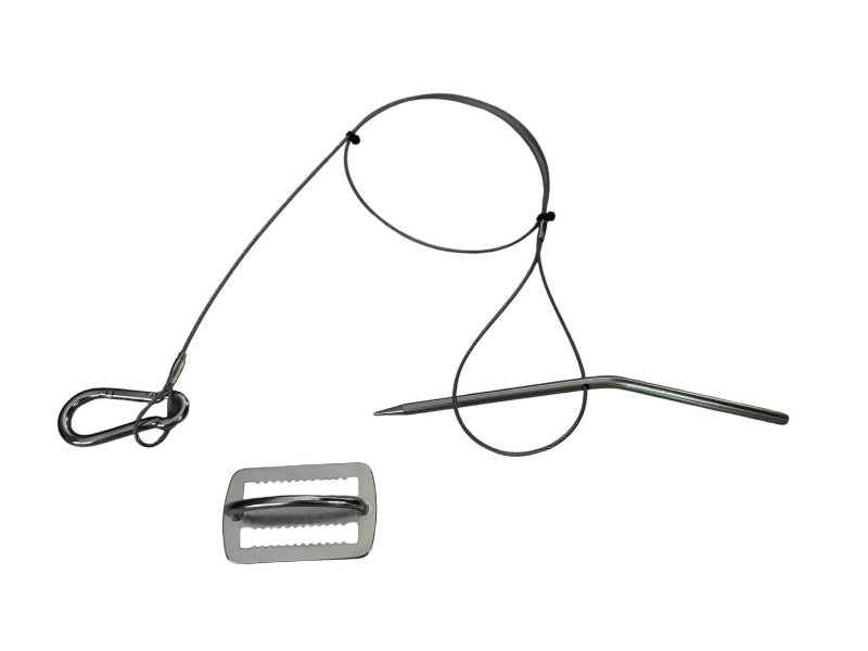 不鏽鋼魚串針+歪阿+葫蘆扣+D環